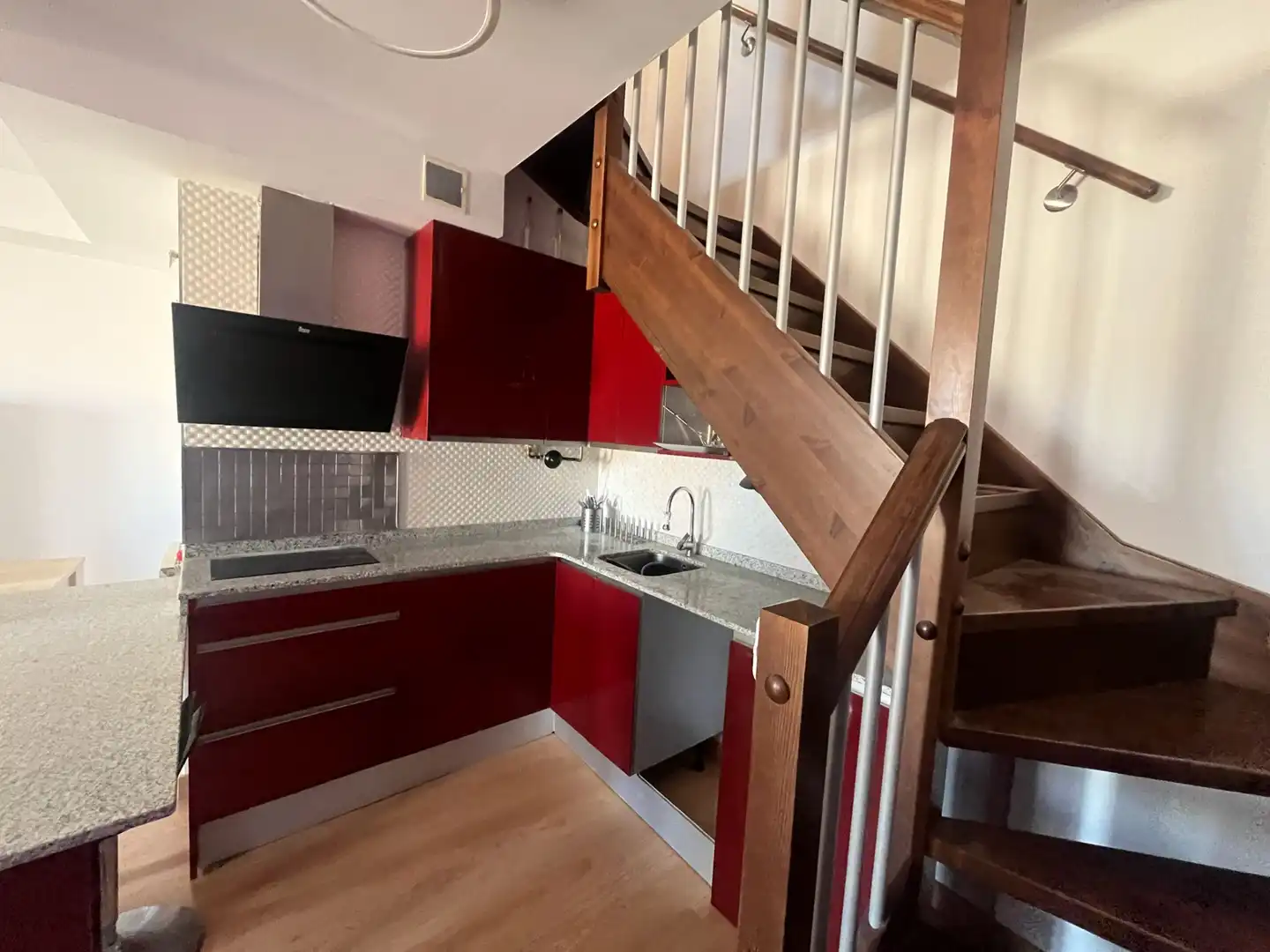 Cocina de Piso en venta en La Muela con Calefacción, Parquet y Trastero