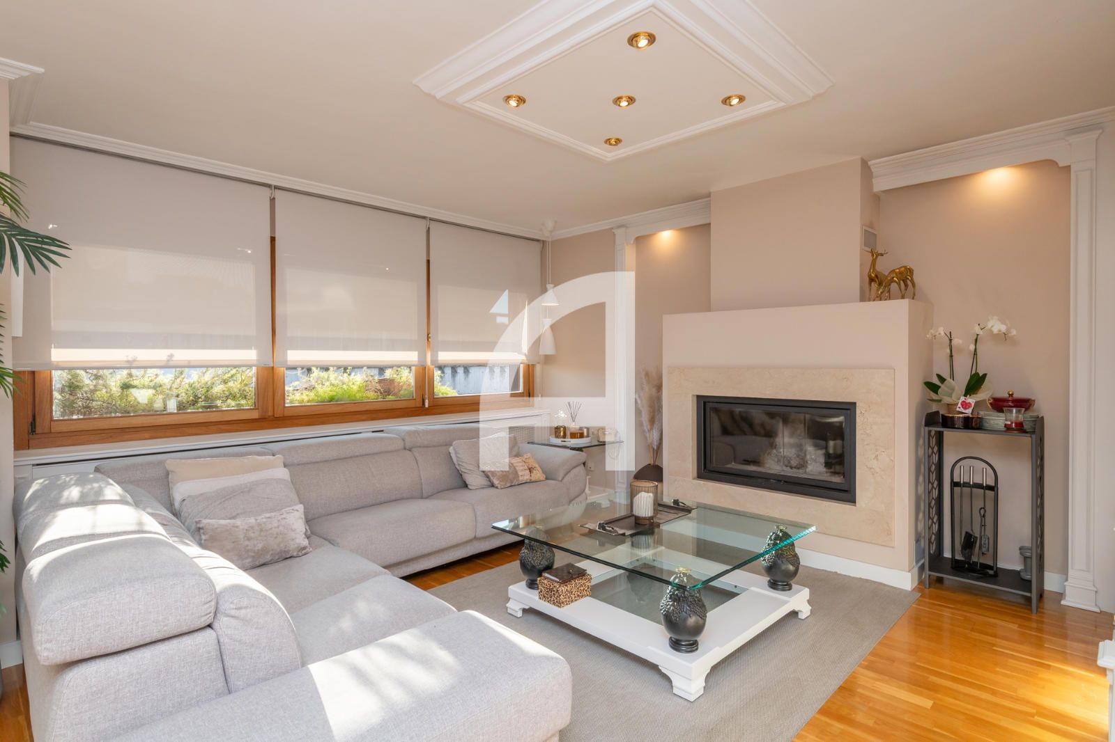 Sala de estar de Dúplex en venta en Girona Capital con Aire acondicionado