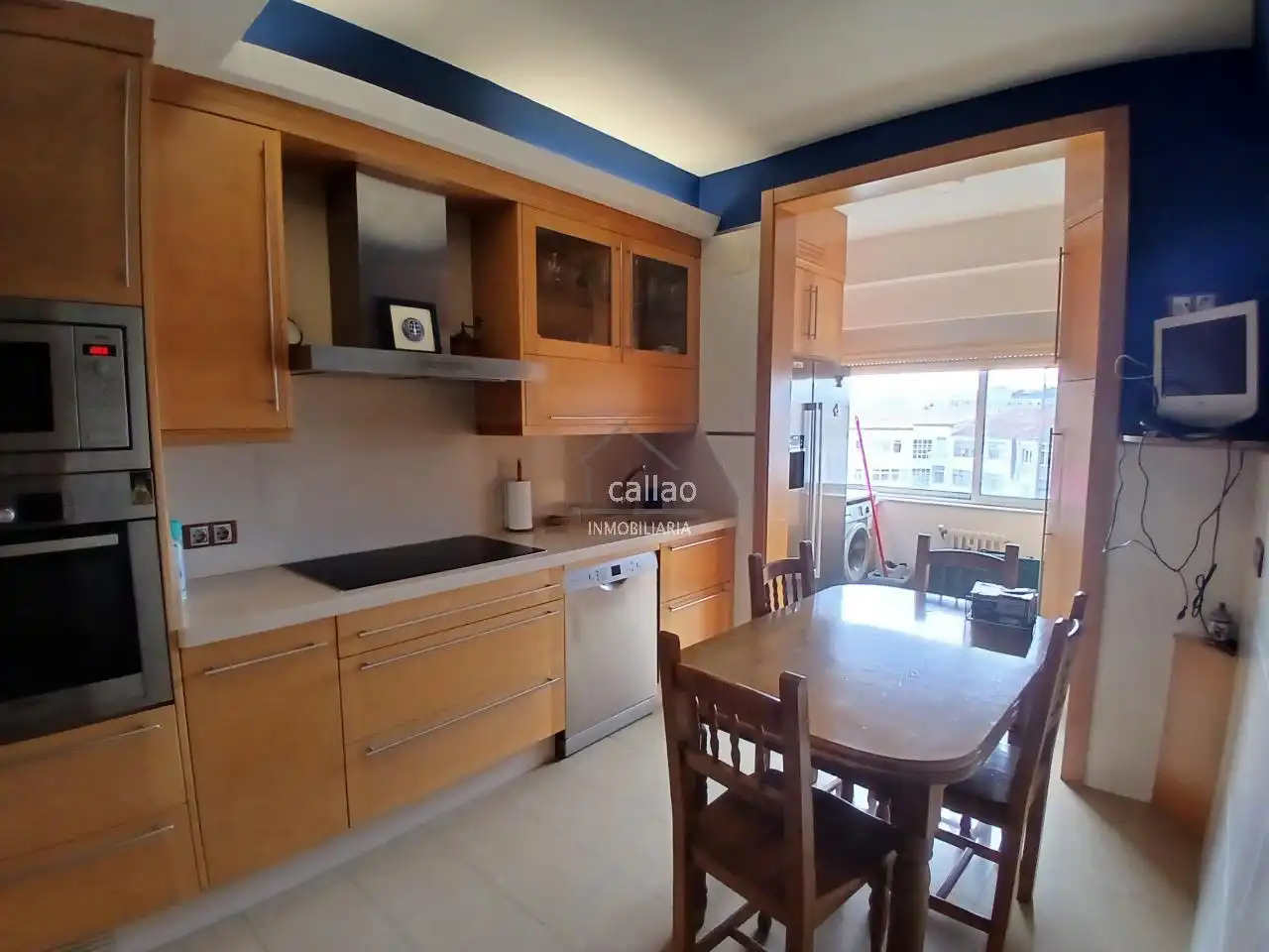 Cocina de Piso de alquiler en Ferrol con Calefacción, Parquet y Trastero