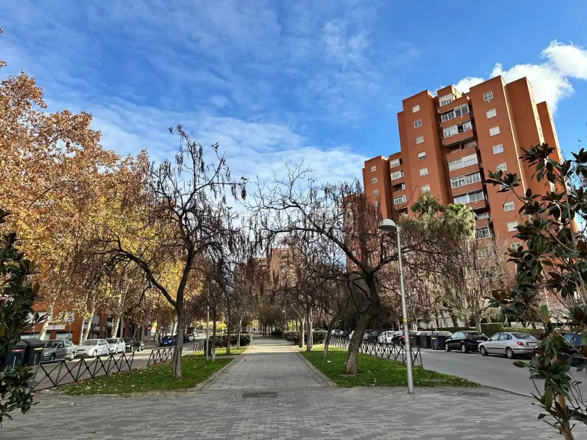 Vista exterior de Piso en venta en Madrid con Calefacción