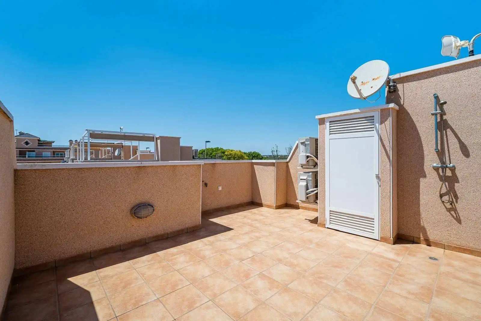 Terrace of Detached homes for rent in Pilar de la Horadada  with Air Conditioner, Heating and Private garden