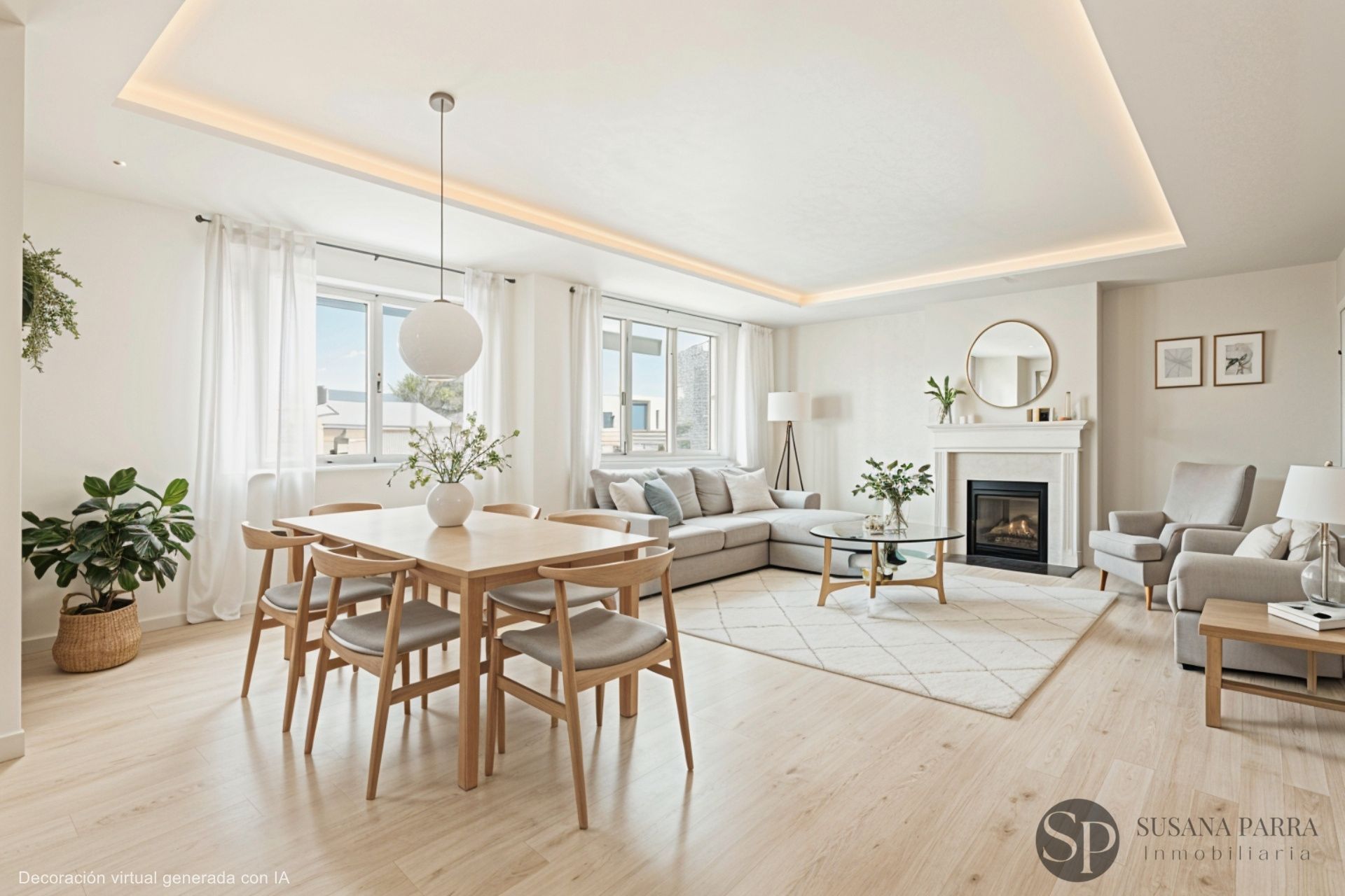 Sala d'estar de Àtic en venda en  Madrid Capital amb Aire condicionat, Calefacció i Jardí privat