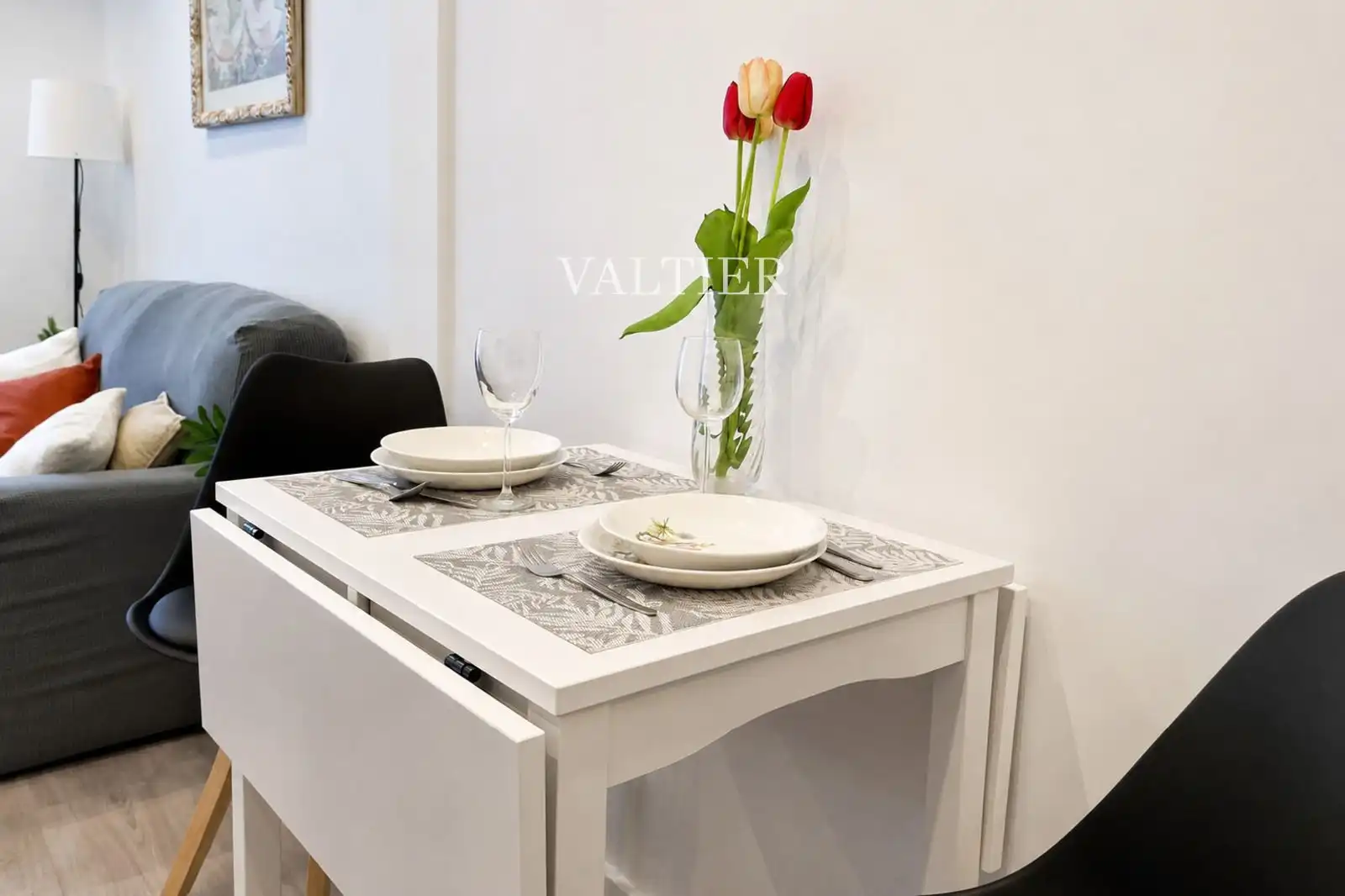 Dining room of Flat for sale in Madrid  with Heating, Terrace and Furnished