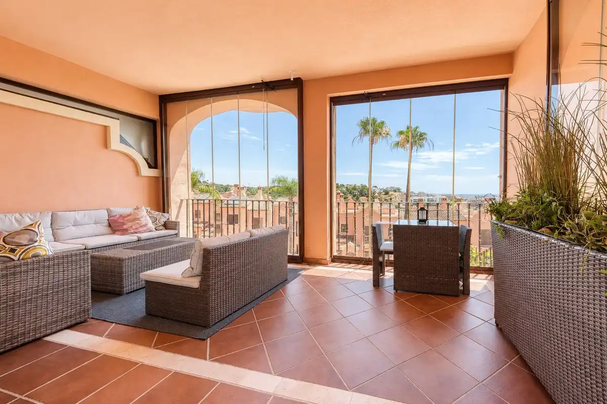 Terraza de Casa adosada en venta en Estepona con Aire acondicionado, Terraza y Alarma