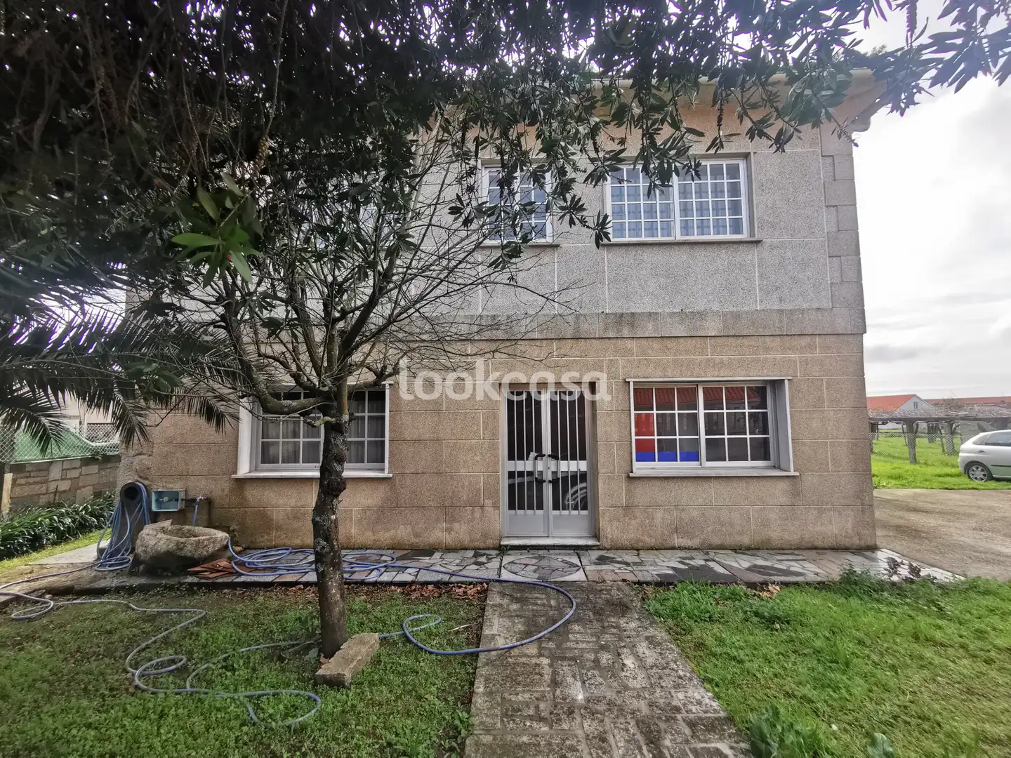 Vista exterior de Casa o chalet en venta en Meaño con Jardín privado, Terraza y Trastero