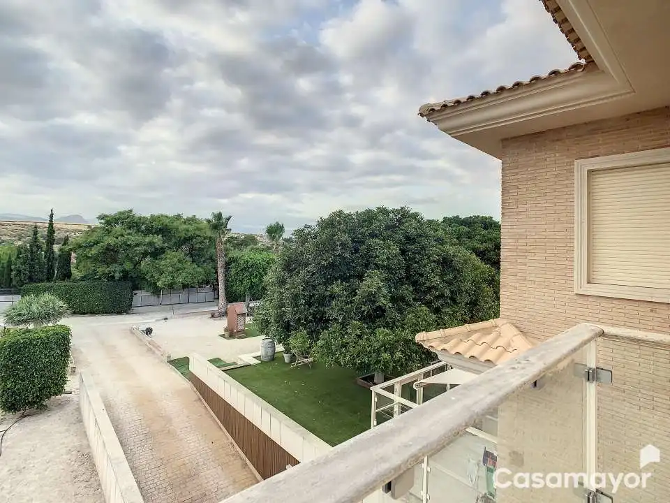 Terraza de Casa o chalet en venta en Mutxamel con Aire acondicionado, Calefacción y Jardín privado