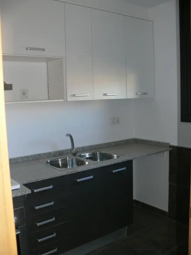 Cocina de Ático de alquiler en Almenar con Parquet, Terraza y Horno