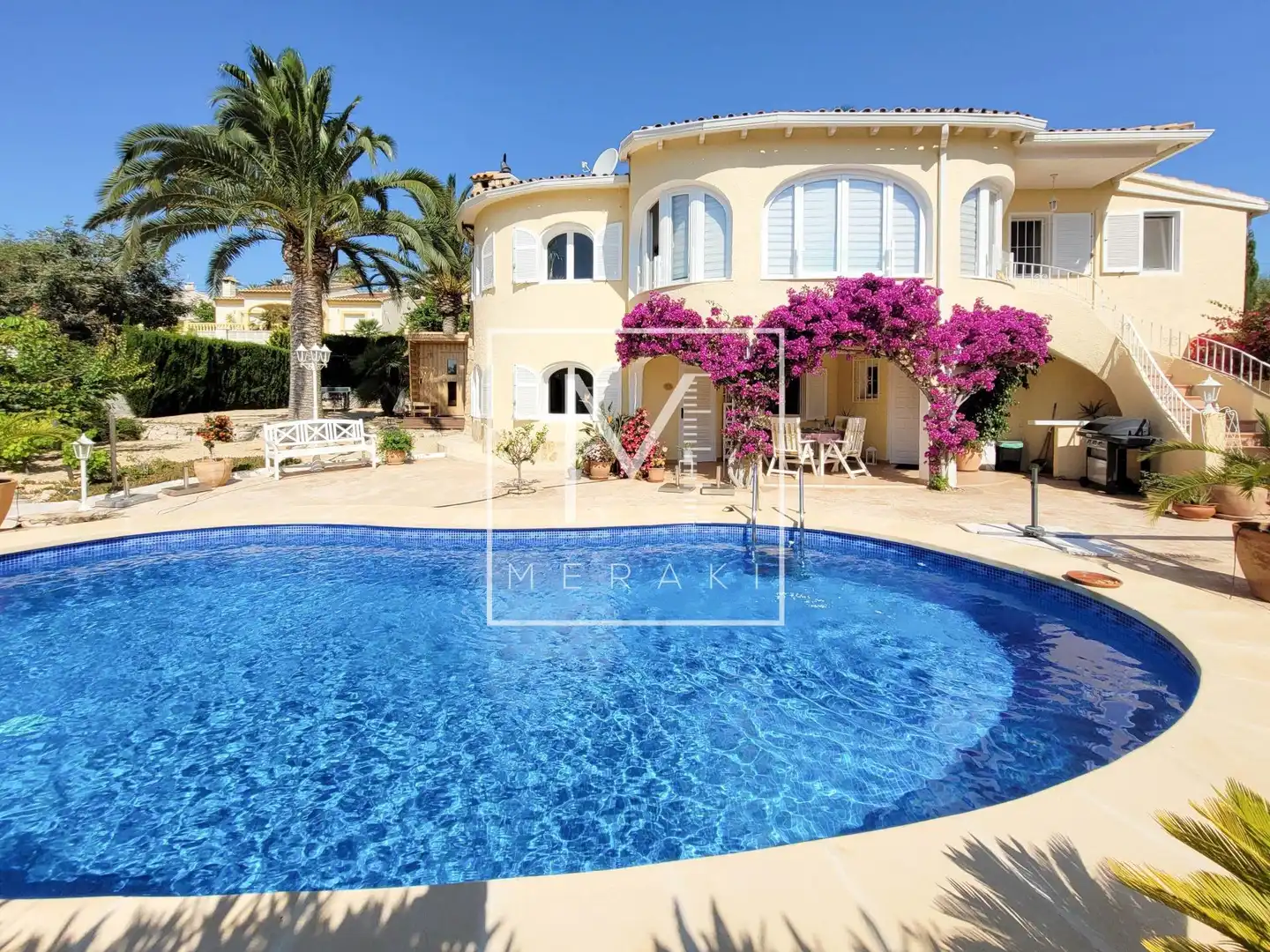 Vista exterior de Casa o chalet en venta en Calpe / Calp con Aire acondicionado, Calefacción y Jardín privado