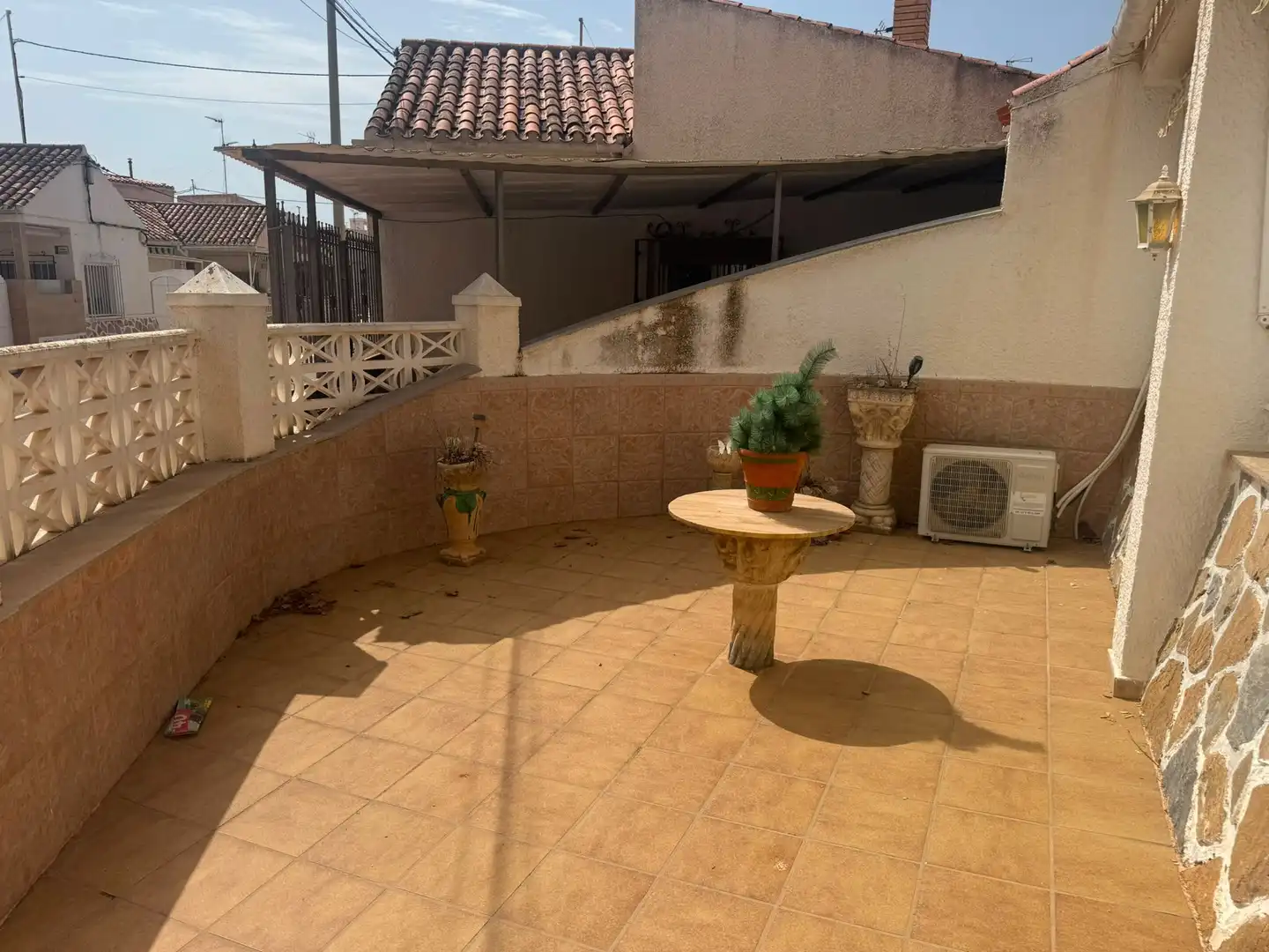 Terrassa de Casa o xalet en venda en San Javier amb Aire condicionat, Jardí privat i Terrassa
