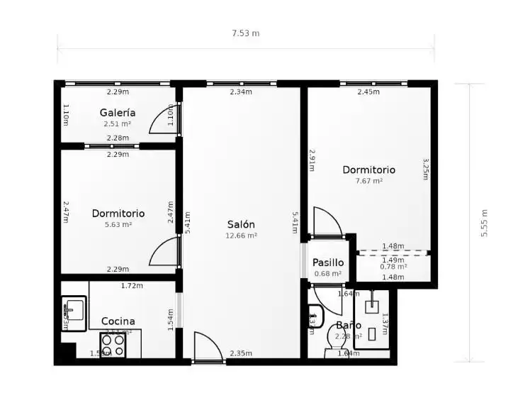 Apartament amb ascensor en venda a Centro, imagen 28