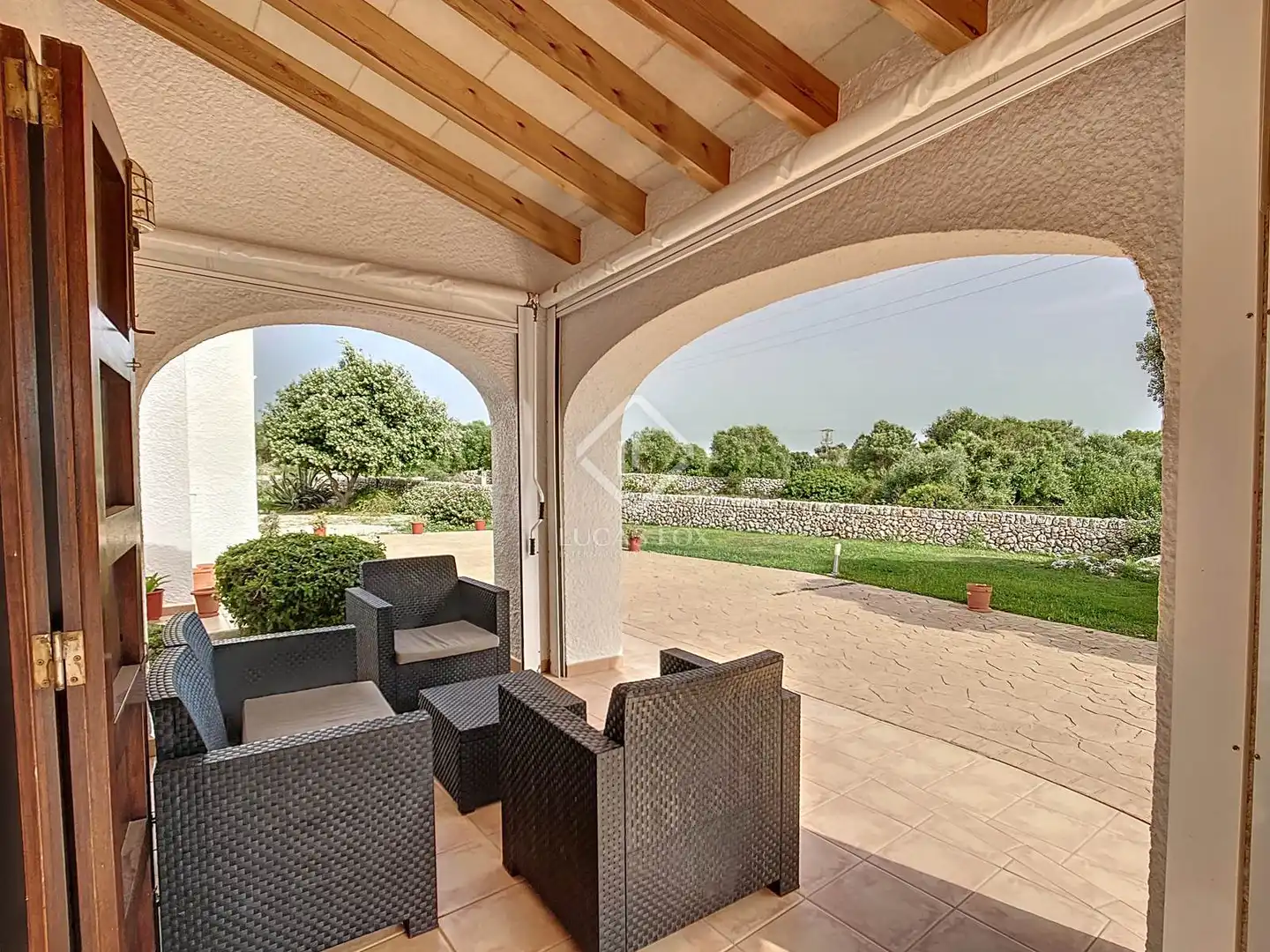 Terrasse von Country house zum Verkauf in Ciutadella de Menorca mit Klimaanlage, Heizung und Privatgarten