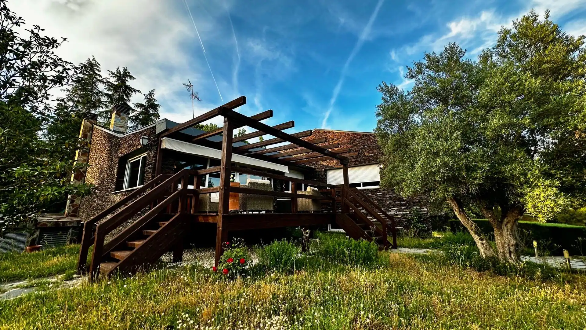 Terraza de Casa o chalet en venta en Las Rozas de Madrid