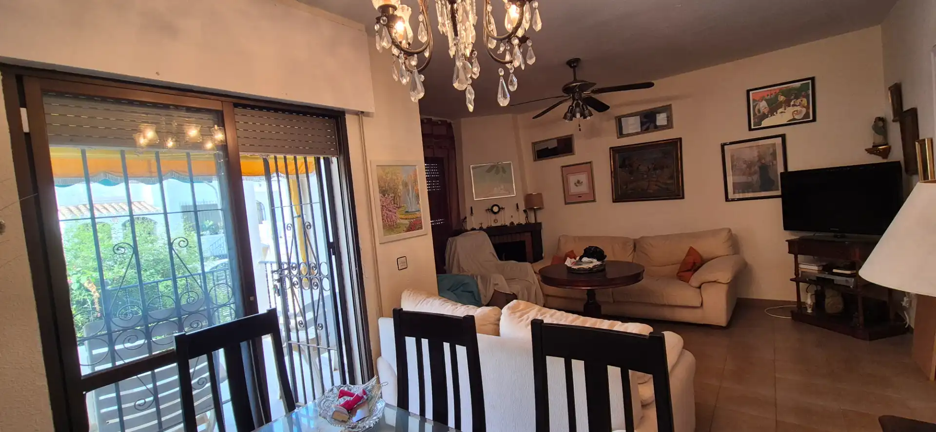 Comedor de Casa adosada en venta en Roquetas de Mar con Aire acondicionado, Terraza y Piscina