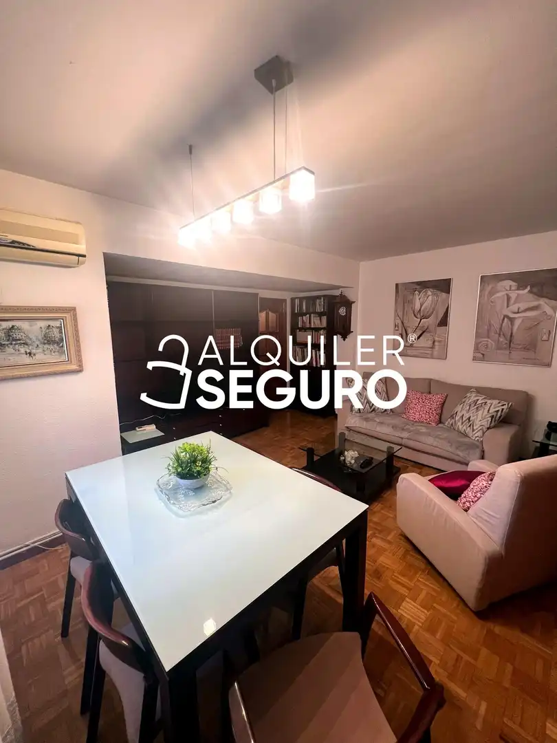 Living room of Flat for rent in Ciudad Lineal