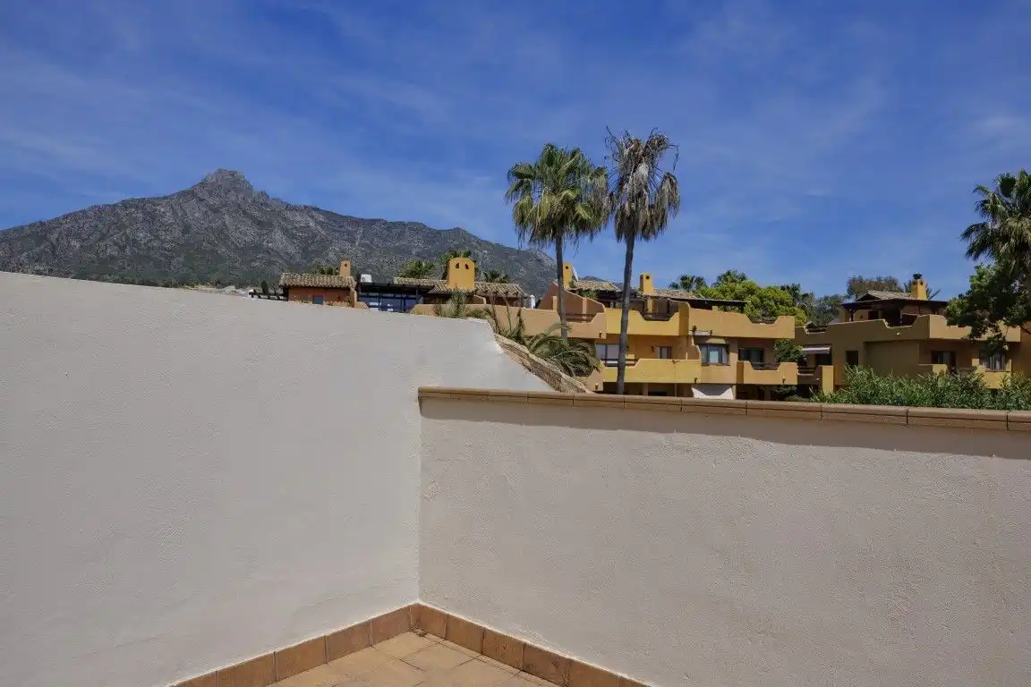 Exterior view of Detached homes for sale in Marbella  with Air Conditioner, Heating and Private garden