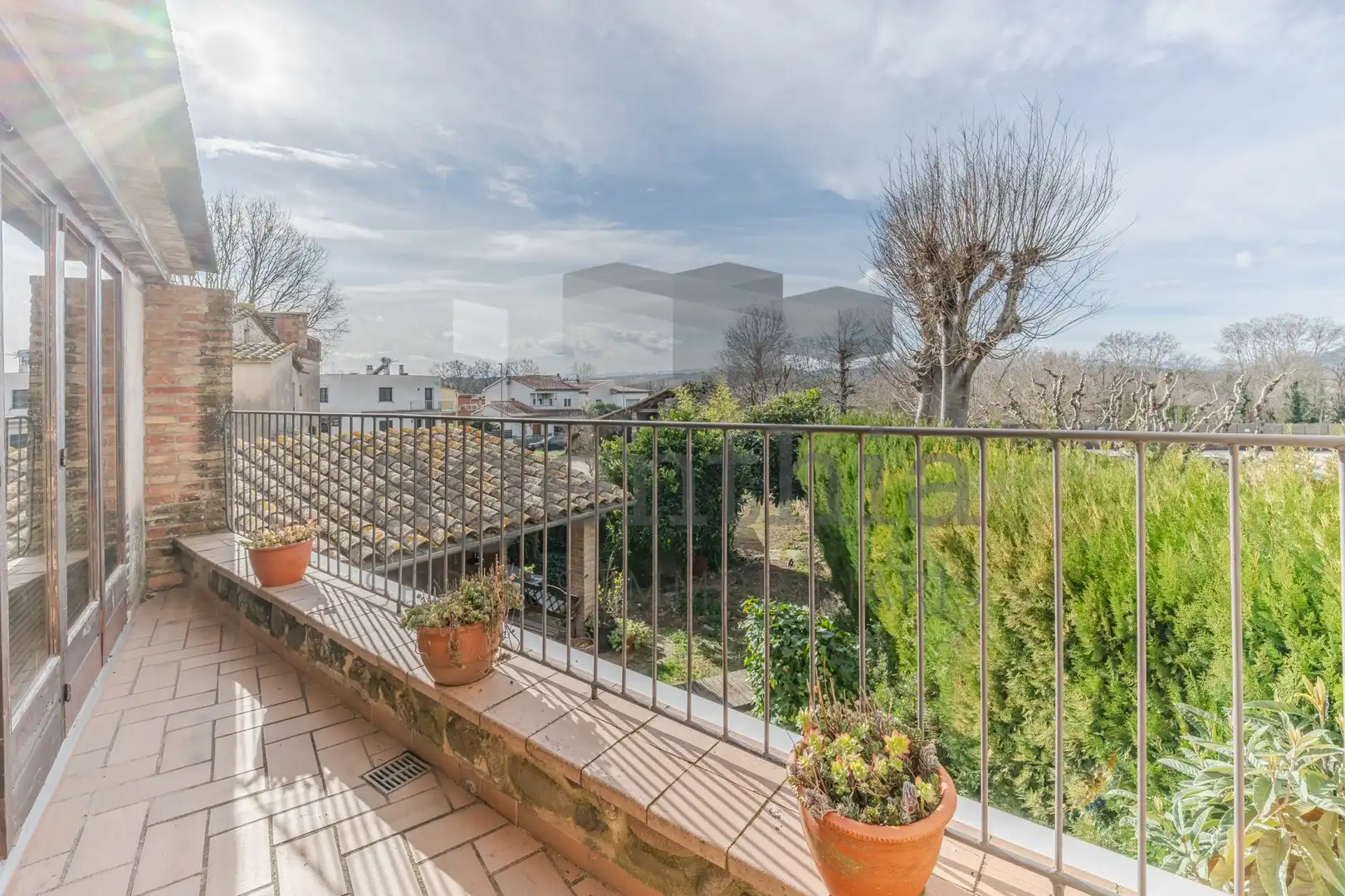 Terraza de Finca rústica en venta en Vilablareix con Calefacción, Trastero y Balcón