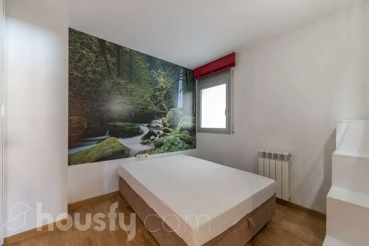 Bedroom of Flat for rent in Mataró  with Air Conditioner, Heating and Parquet flooring