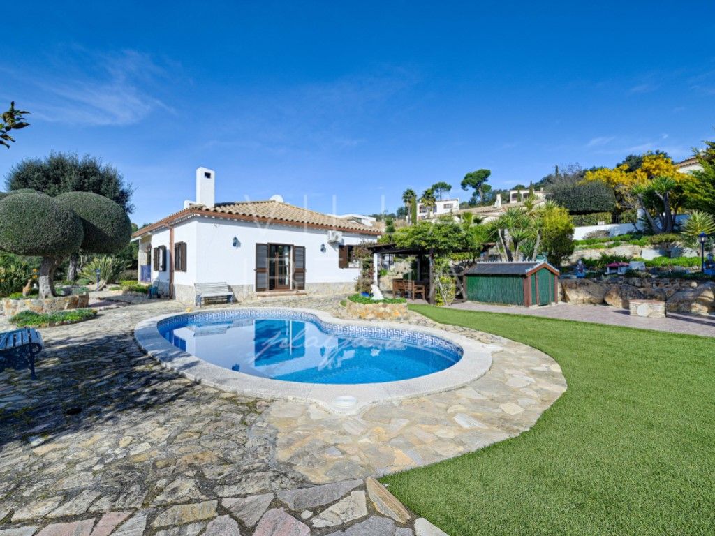 Exterior view of House or chalet for sale in Calonge i Sant Antoni  with Heating, Private garden and Swimming Pool