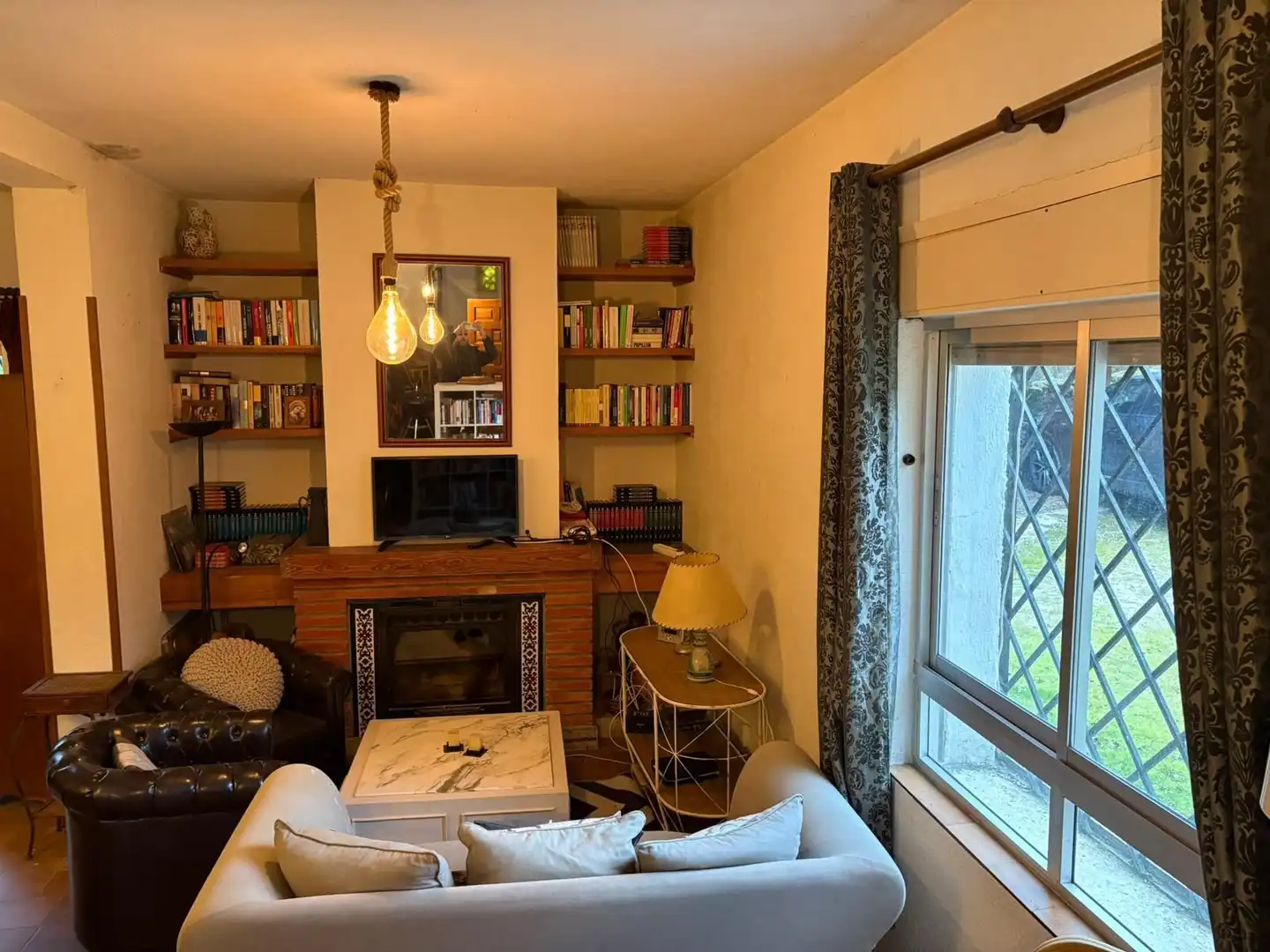 Sala de estar de Casa o chalet en venta en Collado Villalba con Calefacción, Jardín privado y Trastero