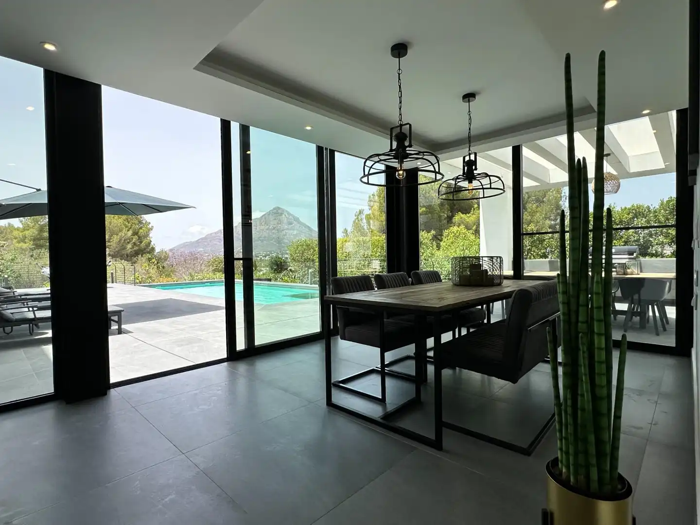 Dining room of Houses for sale in Jávea / Xàbia  with Air Conditioner, Private garden and Terrace
