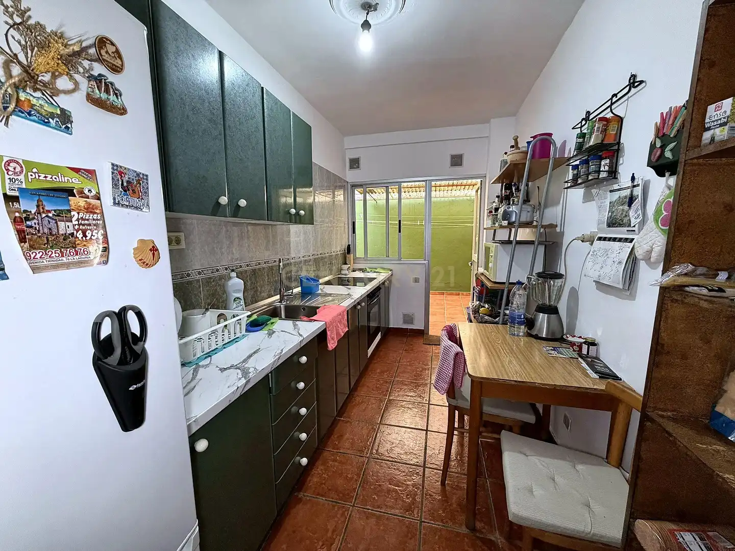 Cuina de Apartament en venda en San Cristóbal de la Laguna amb Traster i Balcó