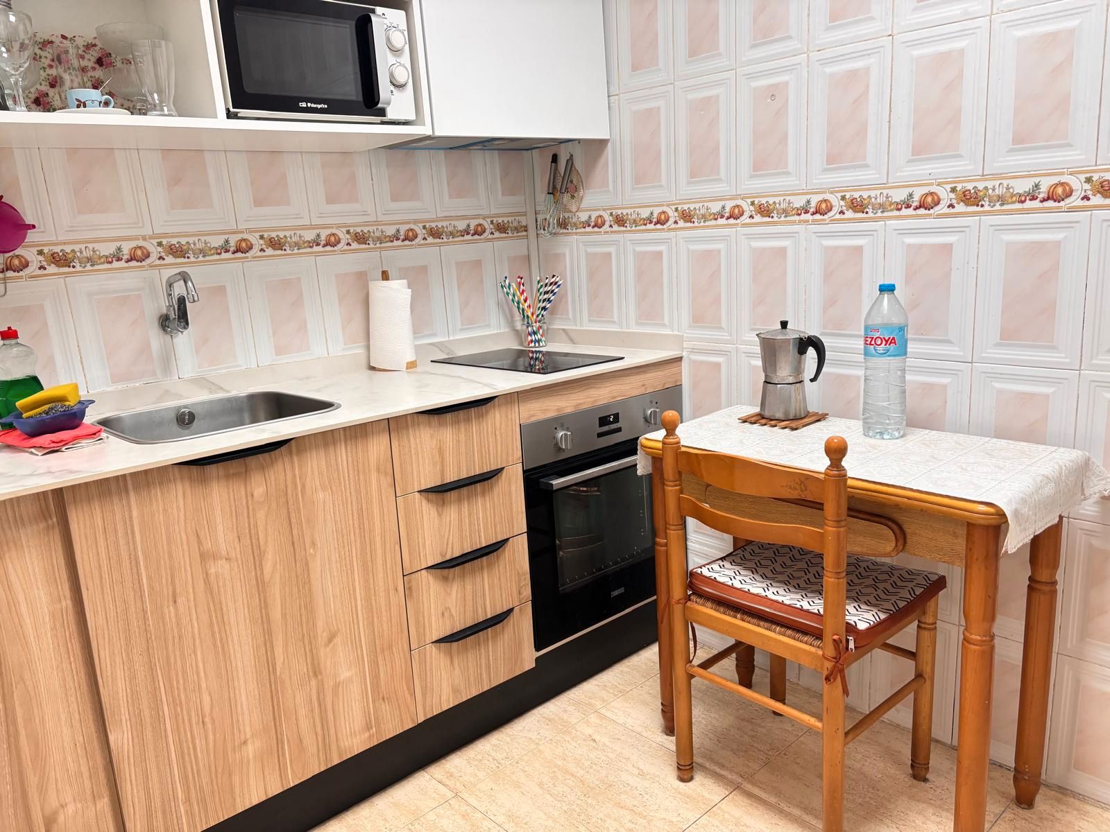 Kitchen of Flat for sale in Alicante / Alacant  with Air Conditioner, Furnished and Oven