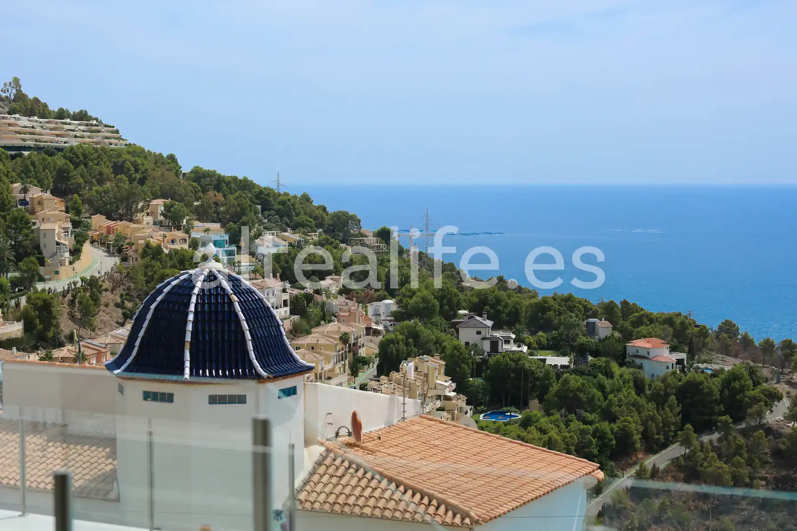 Vista exterior de Casa o chalet en venta en Altea con Aire acondicionado, Jardín privado y Terraza