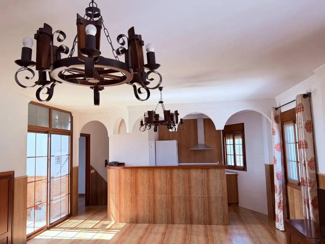Cocina de Casa o chalet de alquiler en Periana con Terraza y Piscina