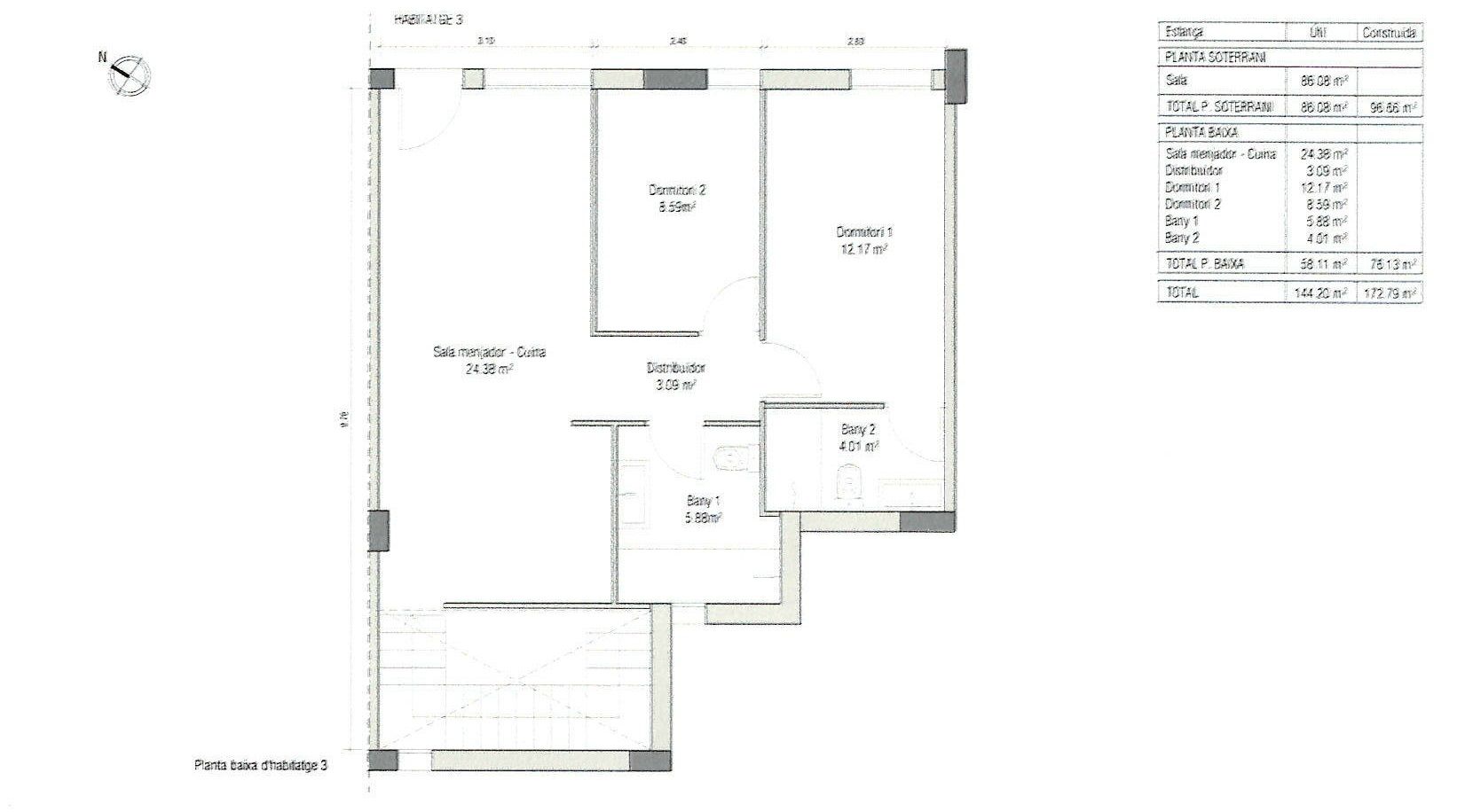 Dúplex en venda en Sabadell amb Aire condicionat, Calefacció i Alarma