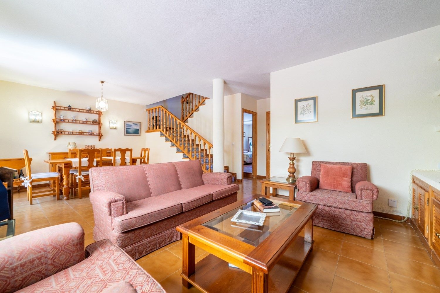 Sala d'estar de Casa o xalet en venda en Moralzarzal amb Terrassa i Balcó