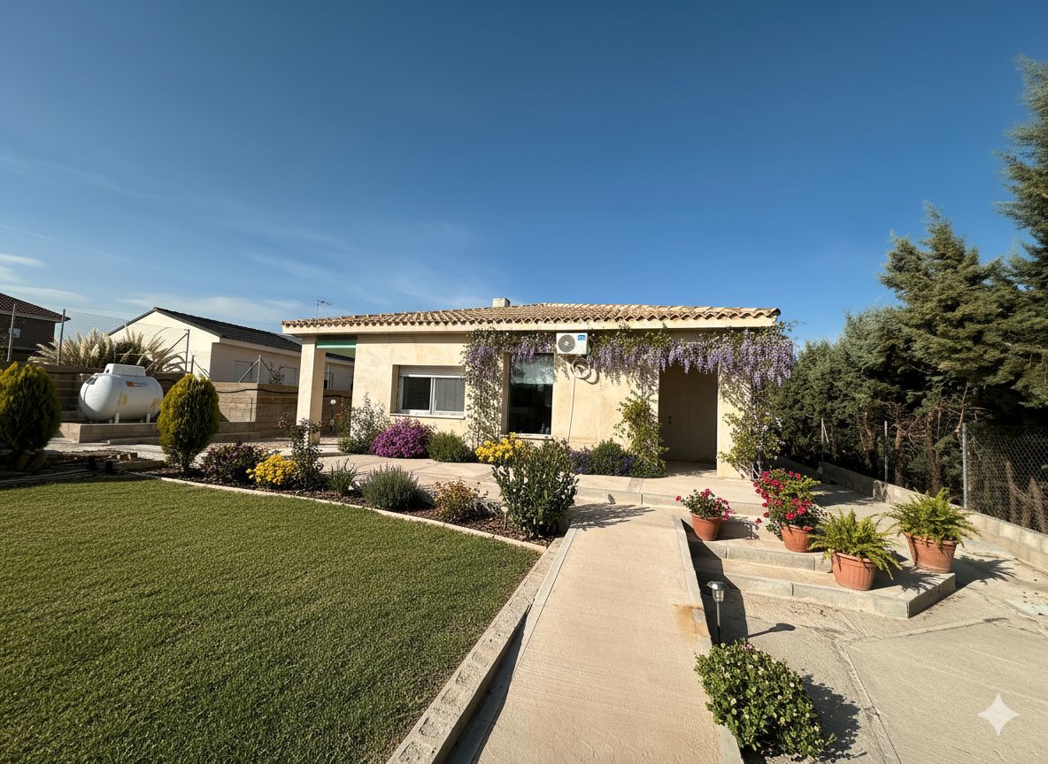 Vista exterior de Casa o xalet en venda en Serracines amb Aire condicionat, Jardí privat i Terrassa