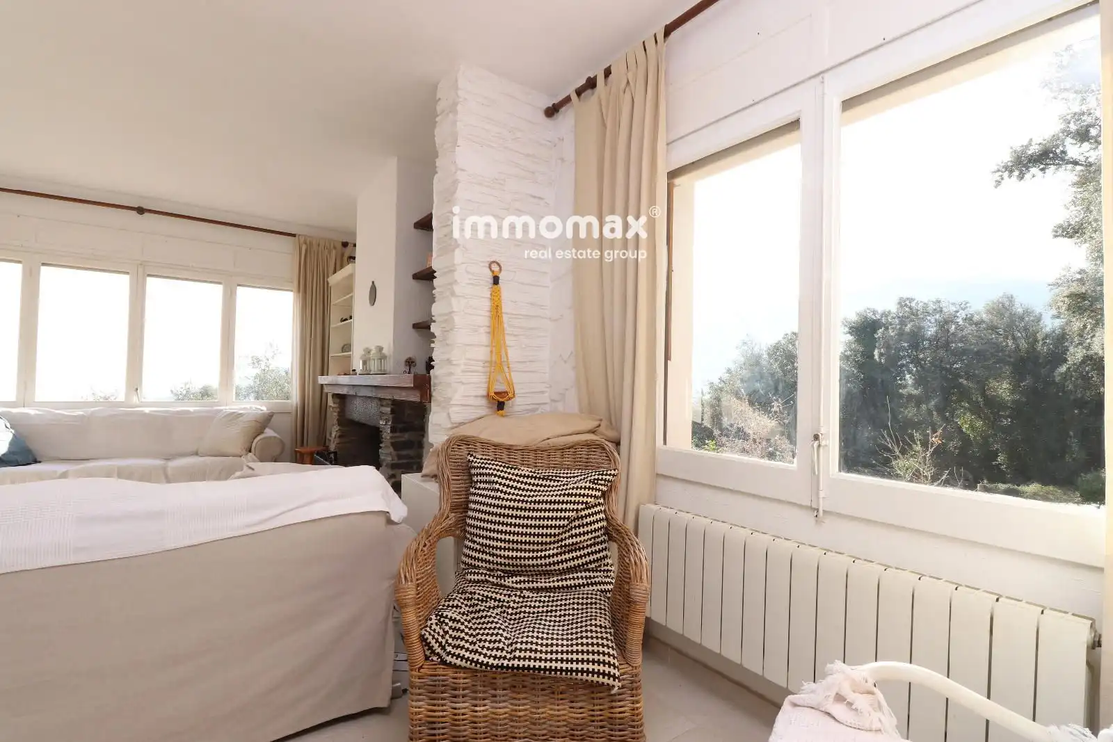 Sala de estar de Casa o chalet en venta en Fogars de Montclús con Terraza