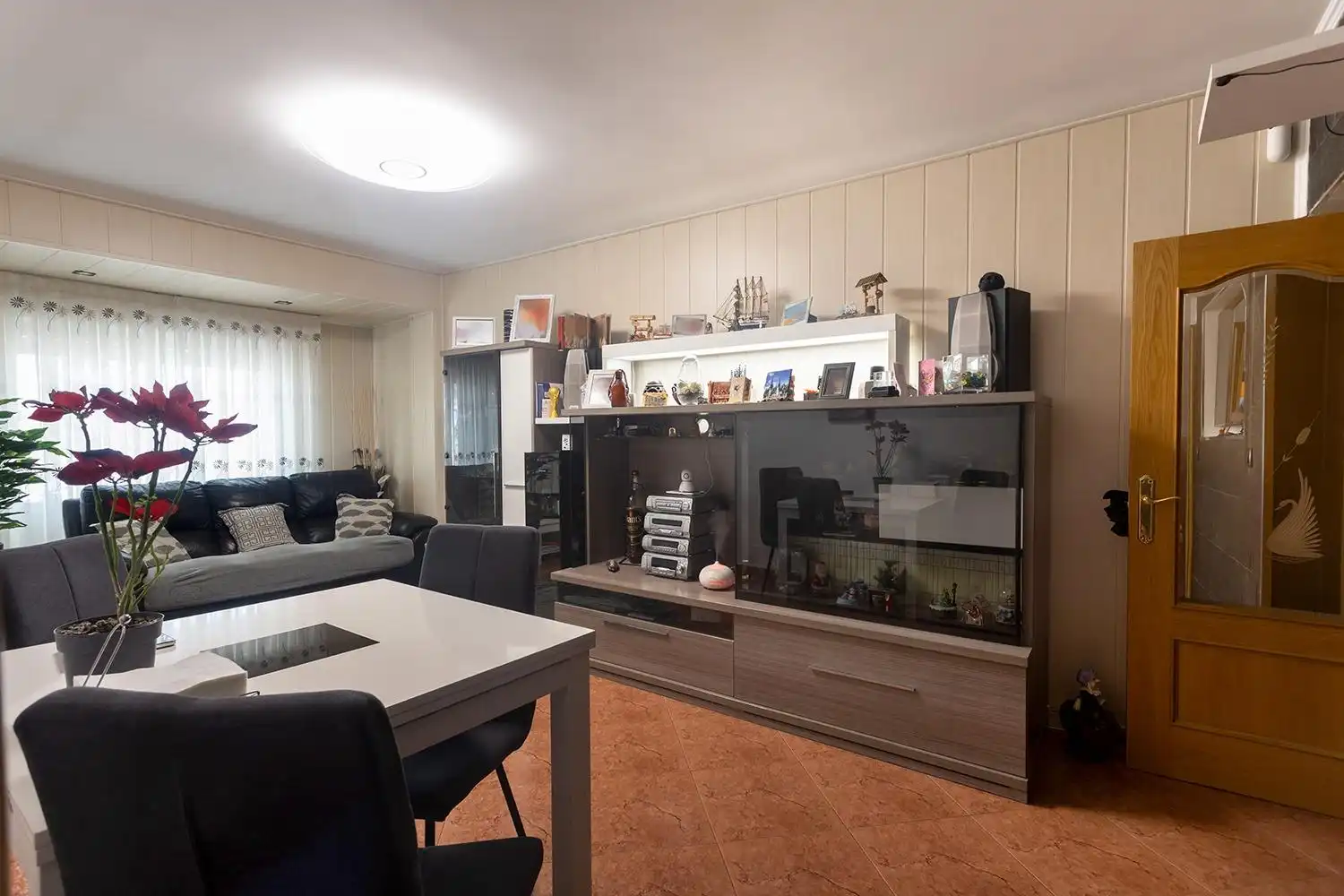 Wohnzimmer von Wohnung zum Verkauf in Alcalá de Henares mit Klimaanlage, Heizung und Terrasse