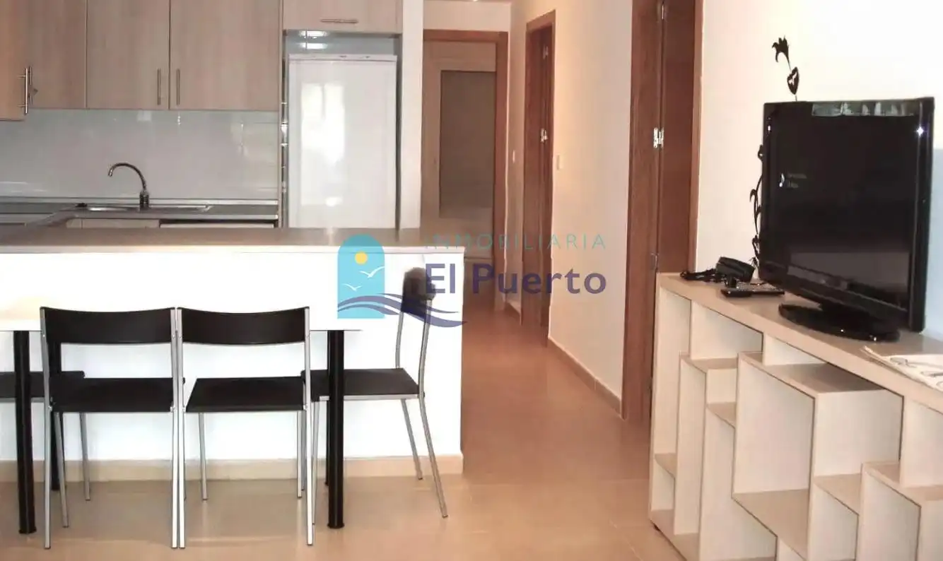 Cocina de Piso en venta en Alhama de Murcia con Jardín privado, Terraza y Amueblado