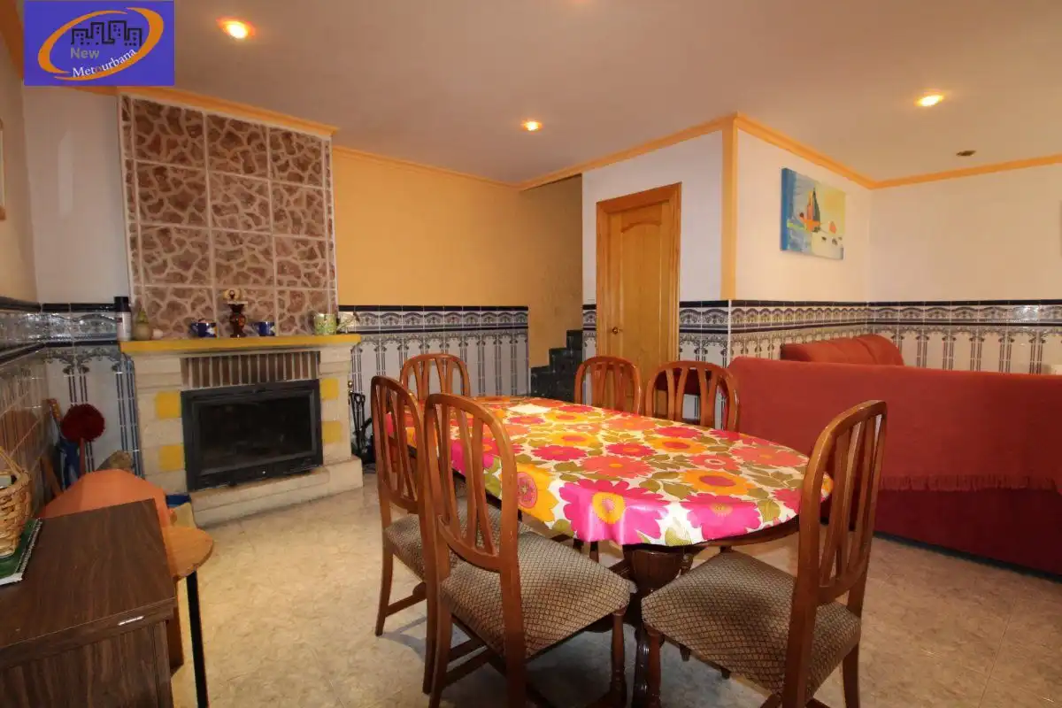 Dining room of Houses for sale in Cortes de Pallás  with Air Conditioner, Heating and Terrace