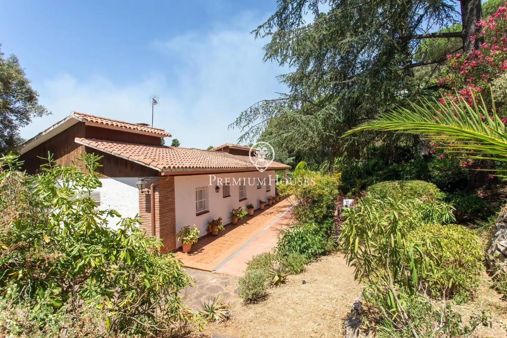 Vista exterior de Casa o chalet en venta en Vallromanes con Calefacción, Jardín privado y Terraza