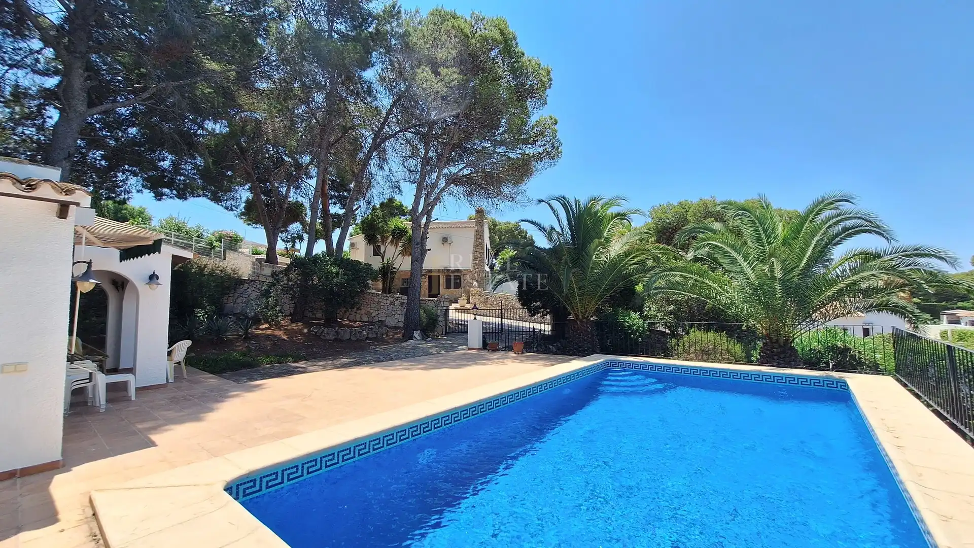 Swimming pool of Houses for sale in Moraira  with Air Conditioner, Terrace and Swimming Pool