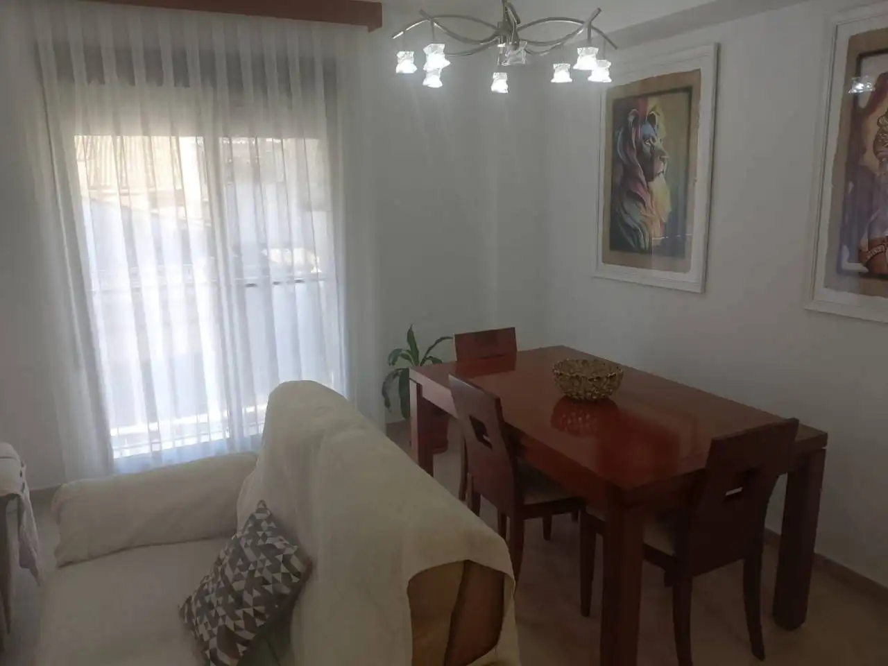 Esszimmer von Wohnung zum Verkauf in Simat de la Valldigna mit Klimaanlage, Heizung und Terrasse