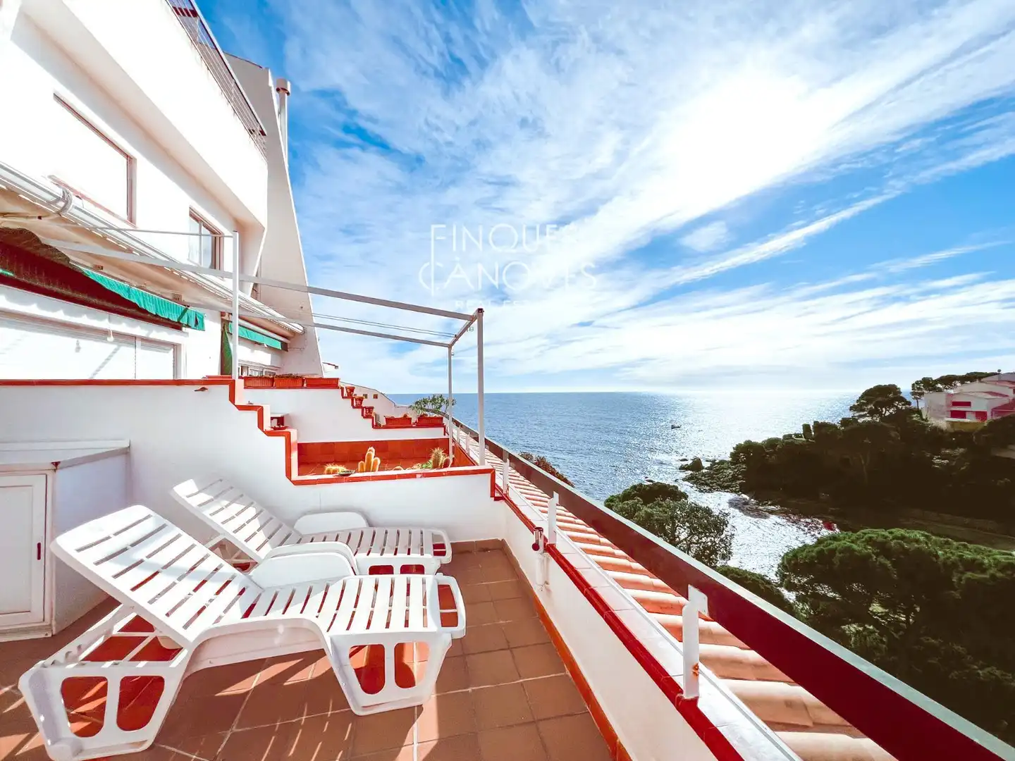 Terrasse von Maisonette zum Verkauf in Tossa de Mar mit Klimaanlage, Terrasse und Möbliert