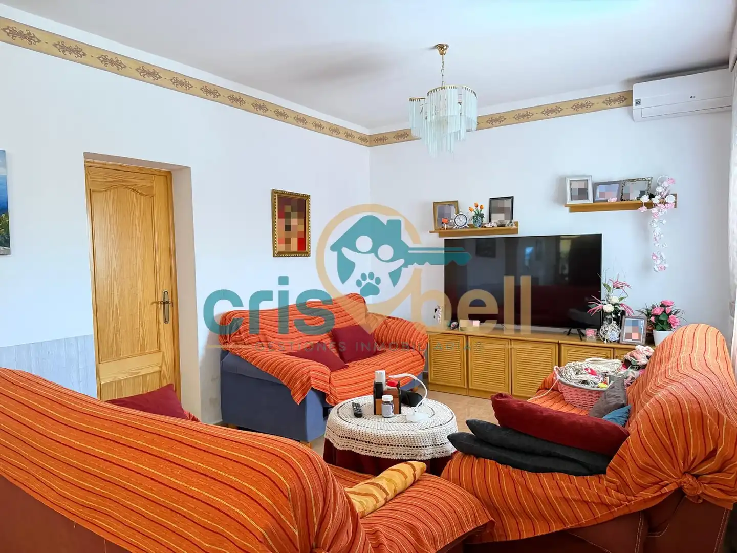 Sala de estar de Casa o chalet en venta en Lorca con Aire acondicionado, Calefacción y Jardín privado