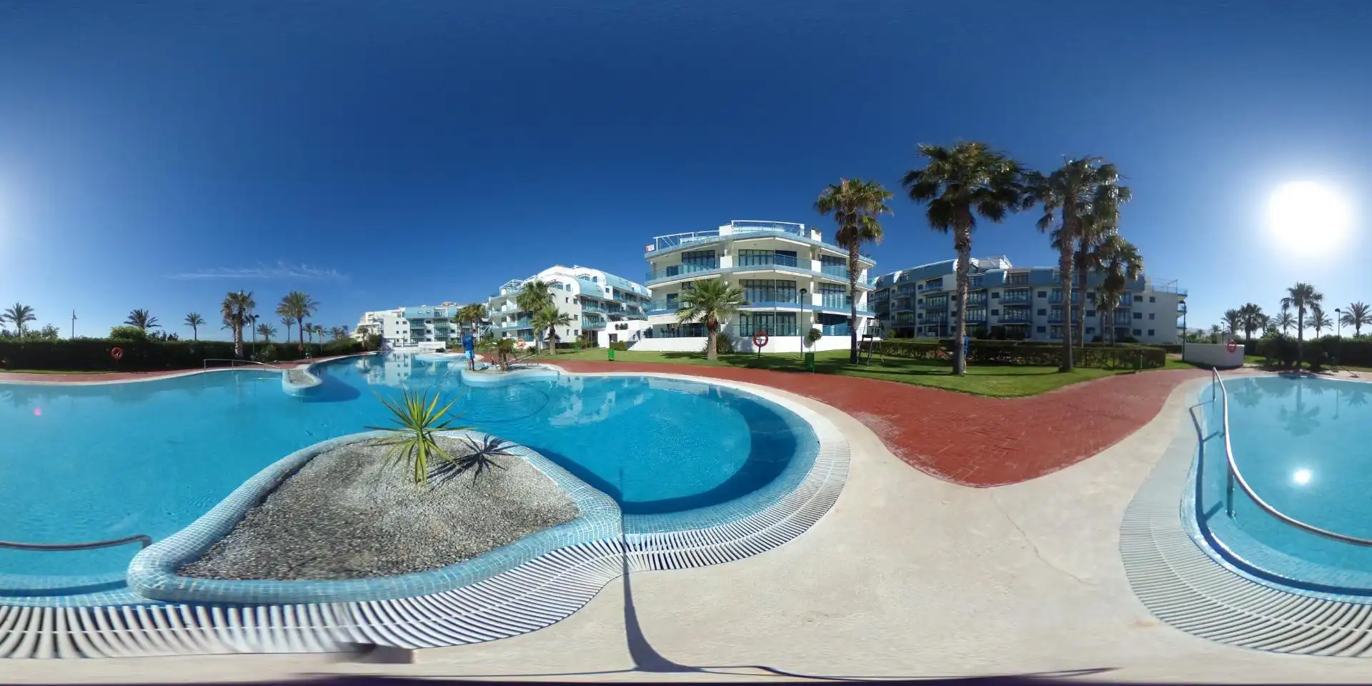 Schwimmbecken von Wohnung zum Verkauf in Gualchos mit Klimaanlage, Heizung und Terrasse