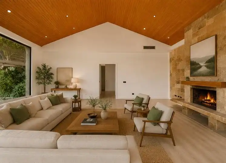 Sala d'estar de Casa o xalet en venda en Sitges amb Aire condicionat, Calefacció i Jardí privat