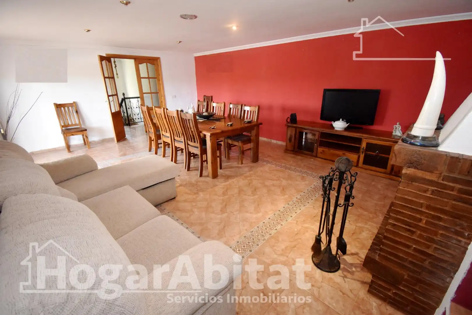 Sala de estar de Casa o chalet en venta en Vila-real con Jardín privado, Terraza y Trastero