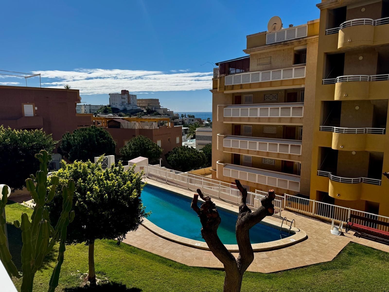 Swimming pool of Apartment to rent in Cartagena  with Air Conditioner, Private garden and Terrace