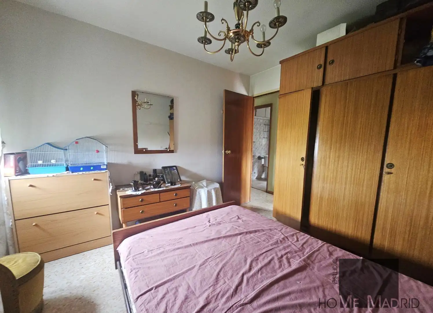 Bedroom of Flat for sale in Madrid  with Heating