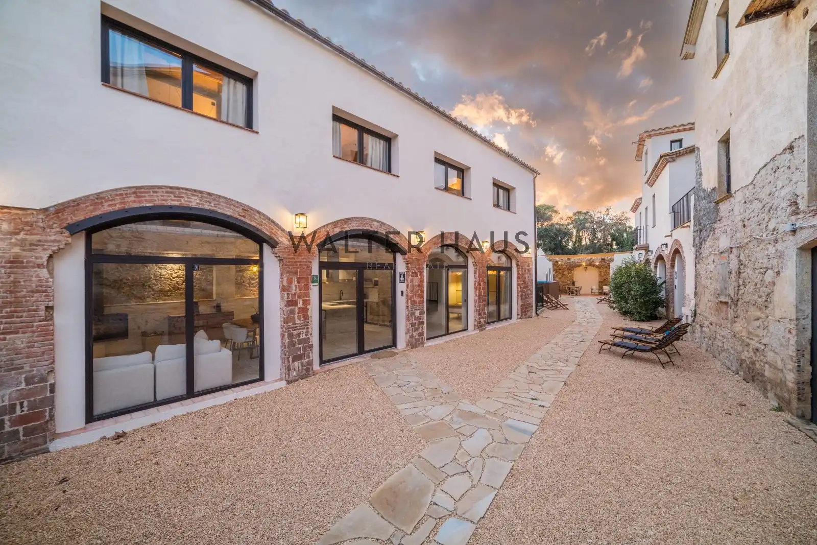 Vista exterior de Finca rústica en venta en Santa Cristina d'Aro con Calefacción, Jardín privado y Parquet