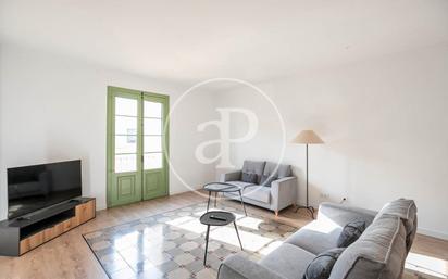 Living room of Flat to rent in  Barcelona Capital  with Air Conditioner, Heating and Terrace