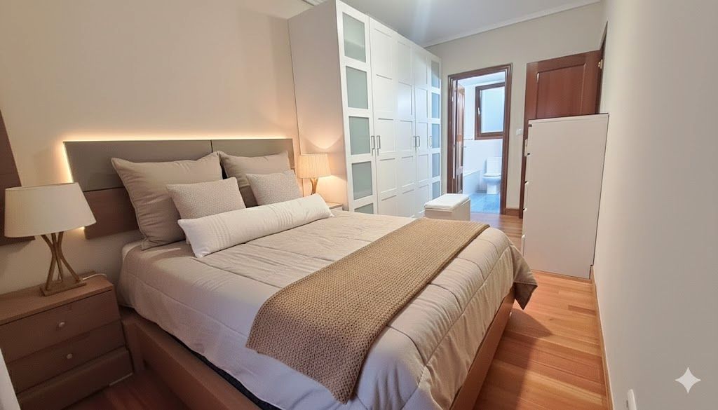 Bedroom of Flat for sale in Bilbao   with Heating, Furnished and Oven