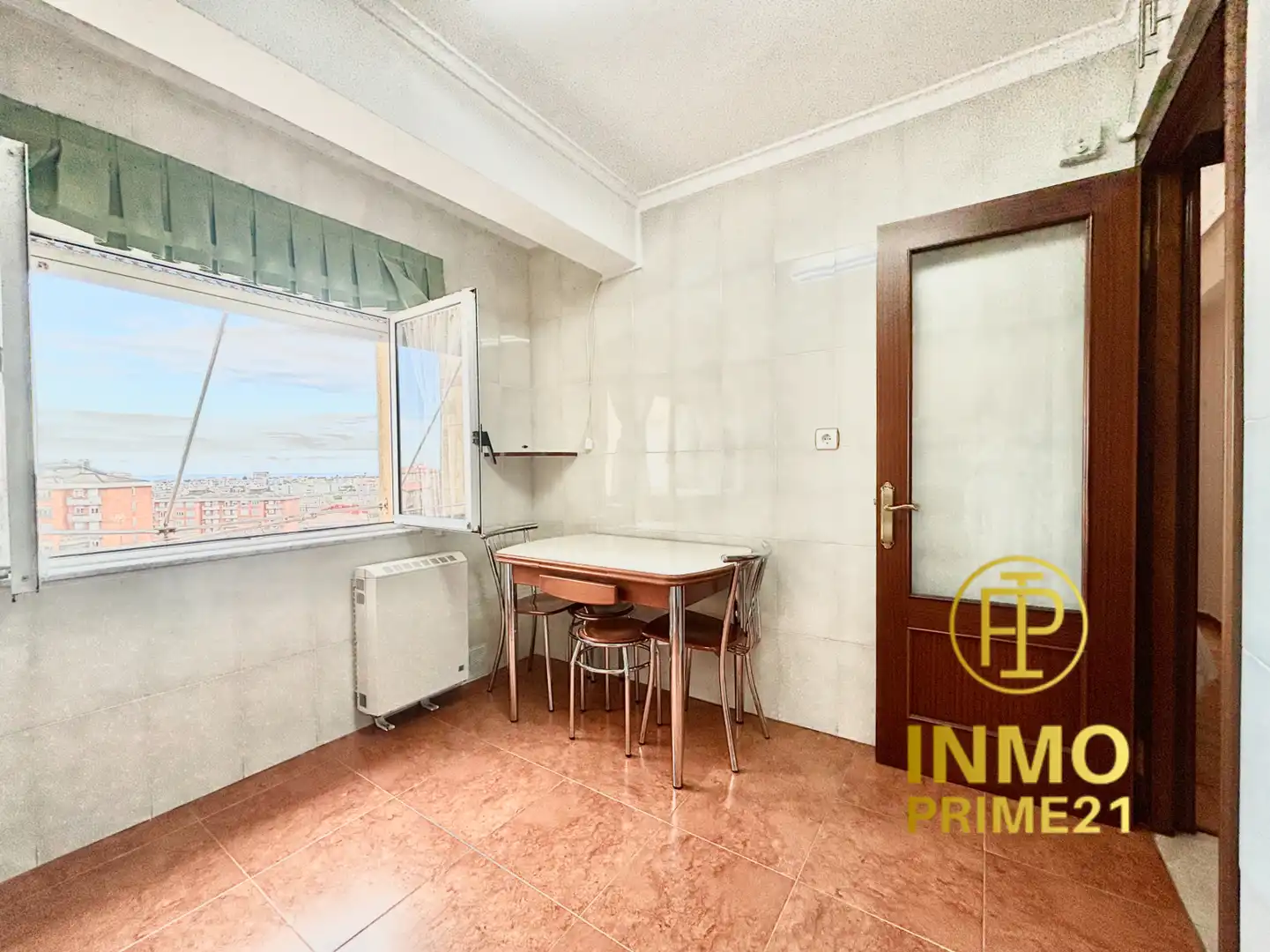 Terraza de Piso de alquiler en Santander con Calefacción, Parquet y Amueblado