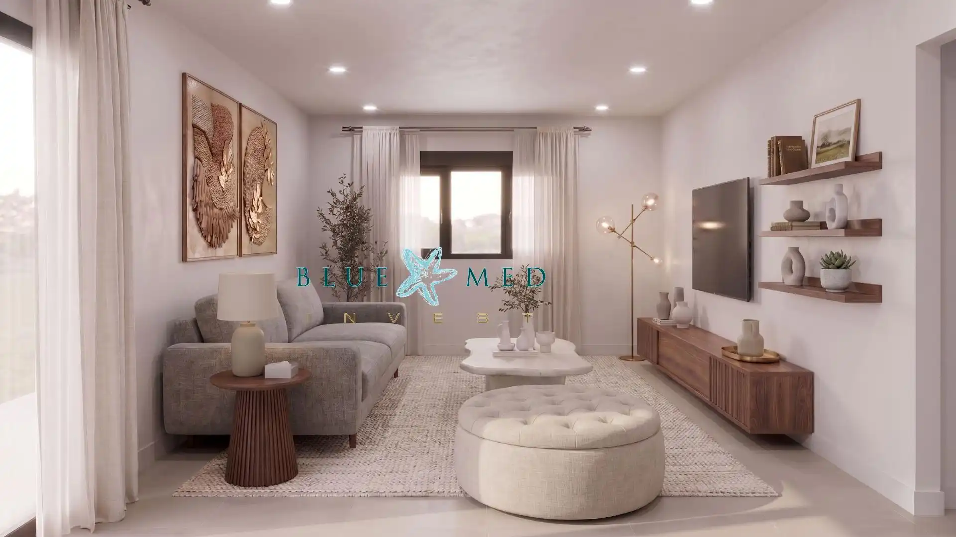 Sala de estar de Casa o chalet en venta en Lorca con Aire acondicionado, Calefacción y Jardín privado
